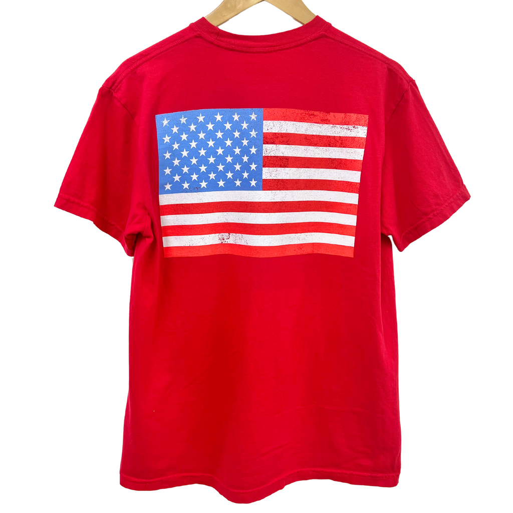 'Loves Jesus & America Too" Unisex T-Shirt - Red