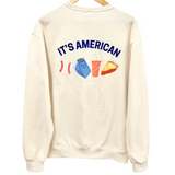 *NEW* PIMPINJOY All-American Favorites Unisex Pullover - Cream