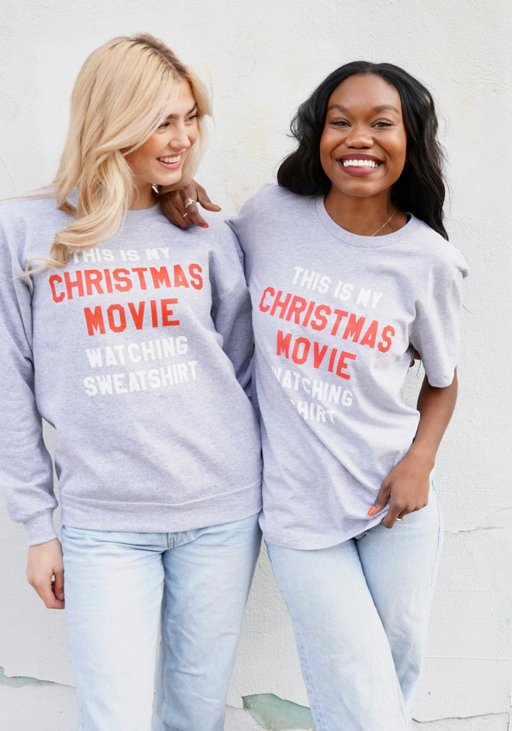 Christmas Movie Watching Sweatshirt