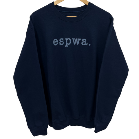 'espwa.' Unisex Pullover - Navy Blue