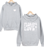 'FLORIDA LOVE' Unisex Hoodie - Grey