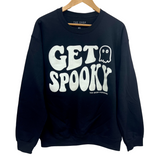 Halloween 'GET SPOOKY' Pullover - BLACK