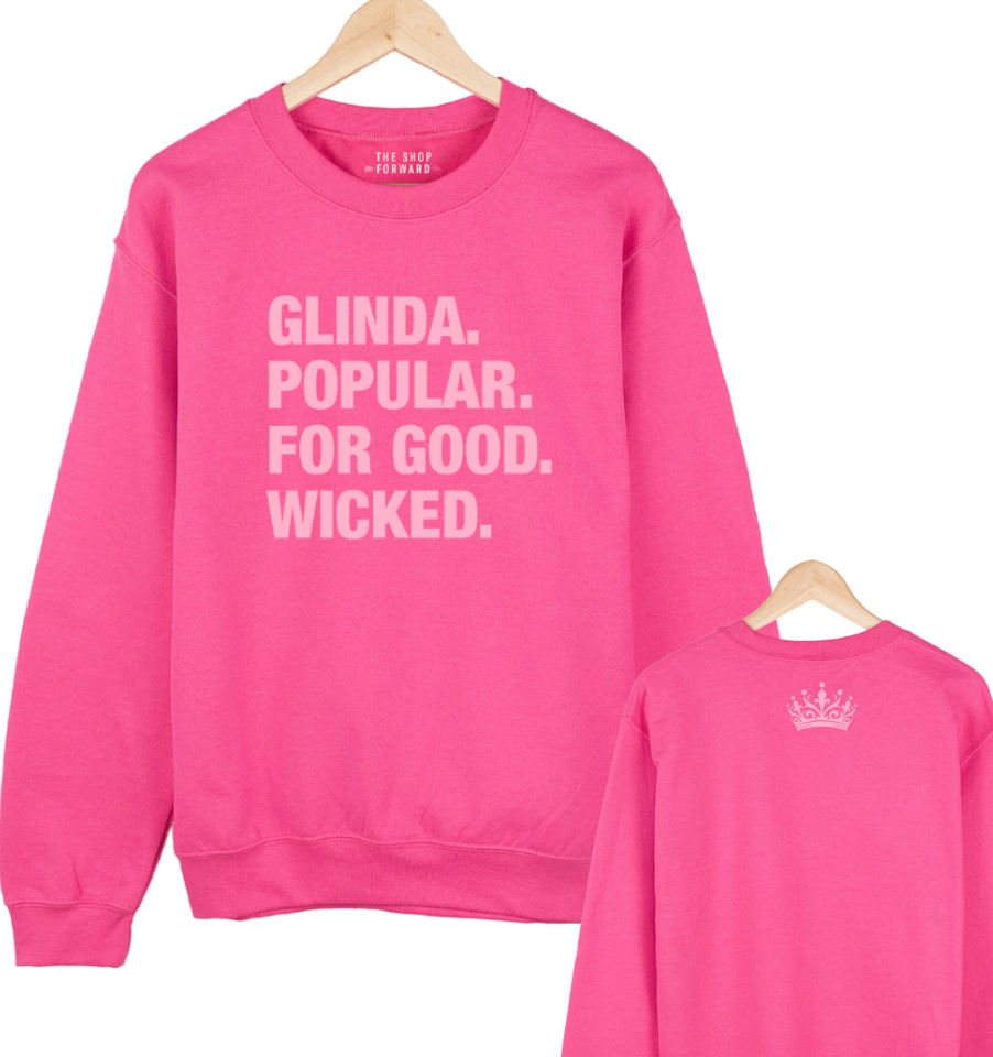 4 Things® 'GLINDA' Unisex Pullover Sweatshirt - Pink