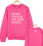 4 Things® 'GLINDA' Unisex Pullover Sweatshirt - Pink