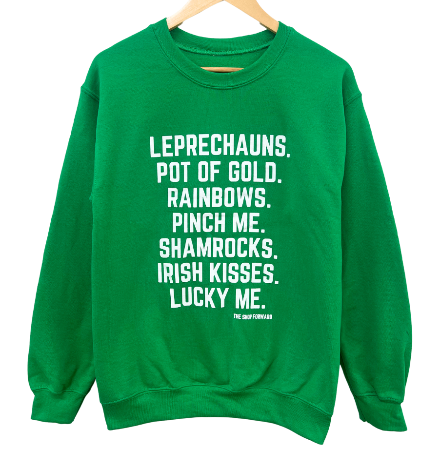 ST PATRICK'S DAY UNISEX PULLOVER - GREEN