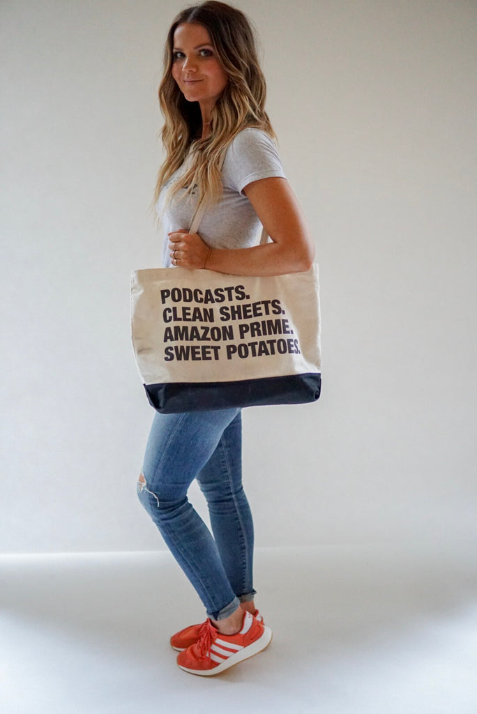 Women's Personalised Shoulder Tote Bag