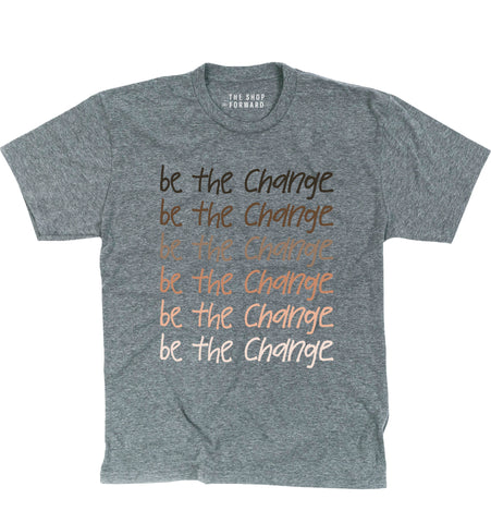 BE THE CHANGE Kids T-Shirt - Grey